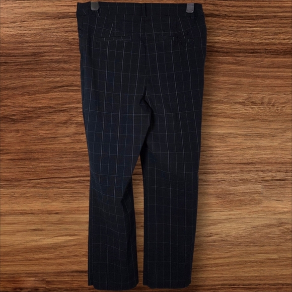 Reitmans Women's Blue Checkered Straight Leg Pants Size Med - Picture 3 of 6